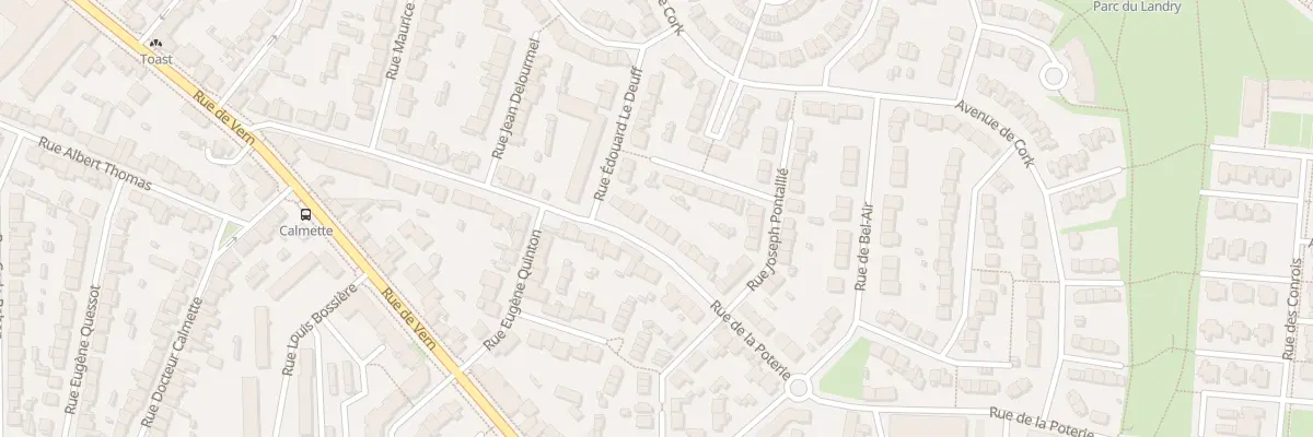 Plan du 47 Rue de la Poterie à Rennes