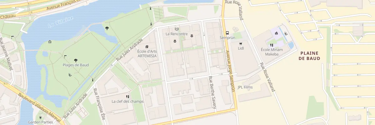 Plan du 3 Rue Alexandra David-Néel à Rennes