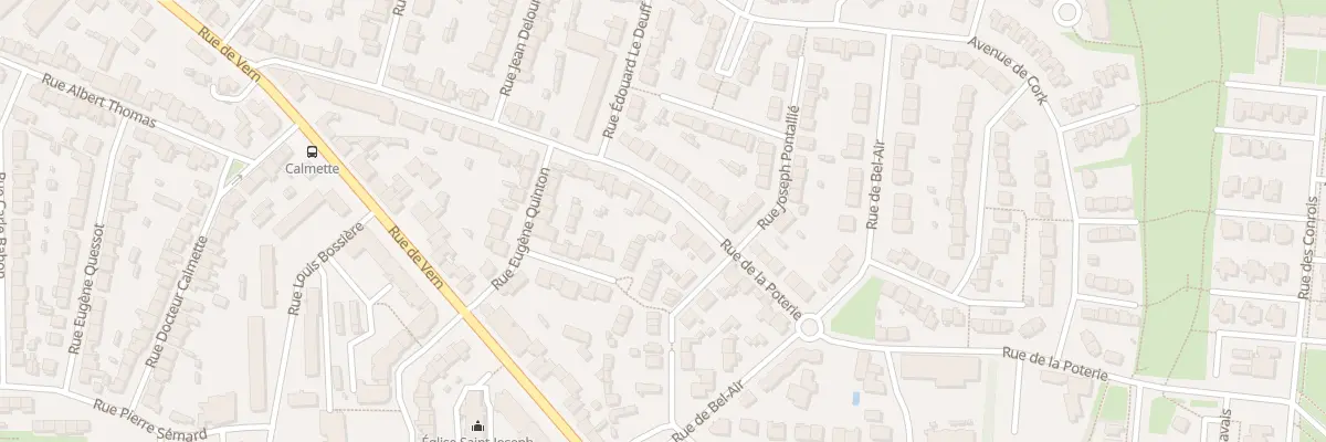 Plan du 52 Rue de la Poterie à Rennes