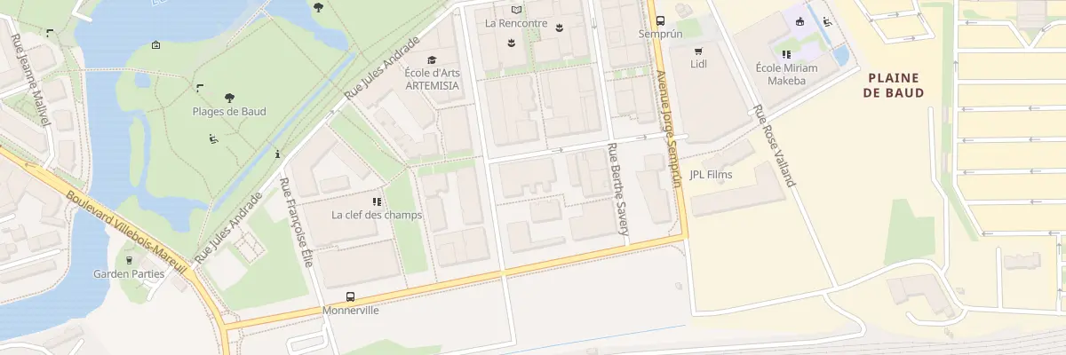 Plan du 25 Rue Raymonde Foreville à Rennes