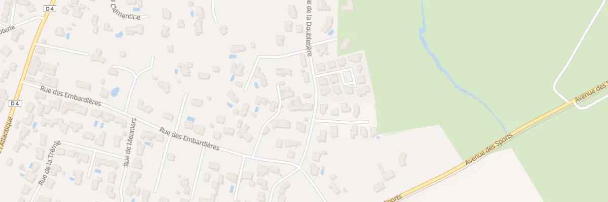Plan du 840 Rue de la Doubletière à Talmont-Saint-Hilaire
