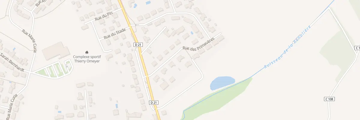 Plan du 8 Rue des Primevères aux Achards