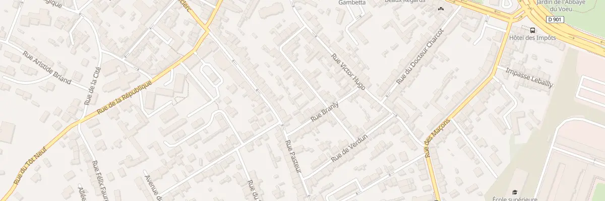 Plan du 22 Rue Winston Churchill à Cherbourg-en-Cotentin