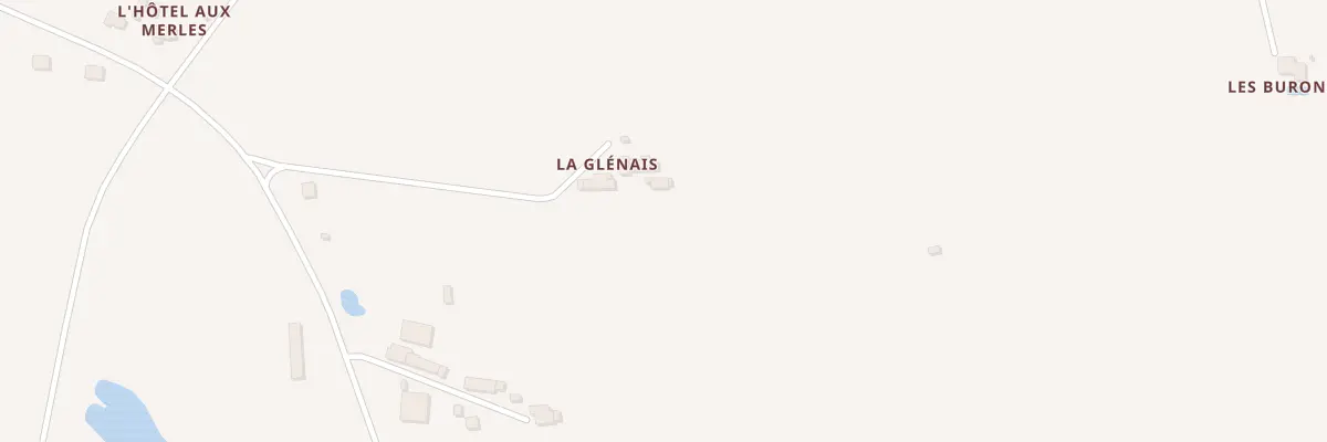 Plan du 5638 La Glenais à Pancé