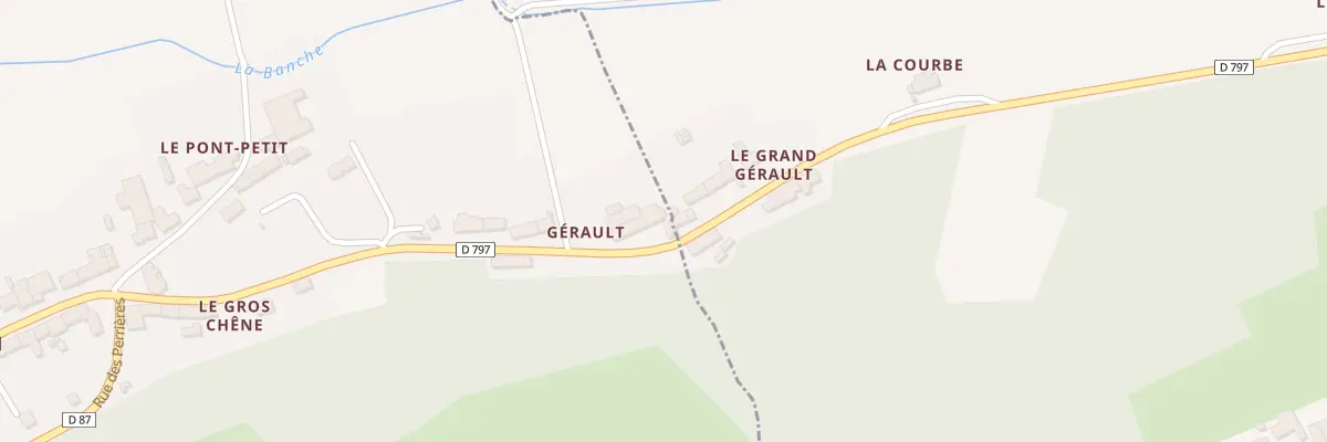 Plan du 11 Gérault à Saint-Broladre