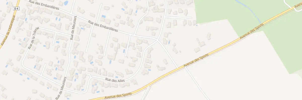 Plan du 402 Rue des Ailes à Talmont-Saint-Hilaire