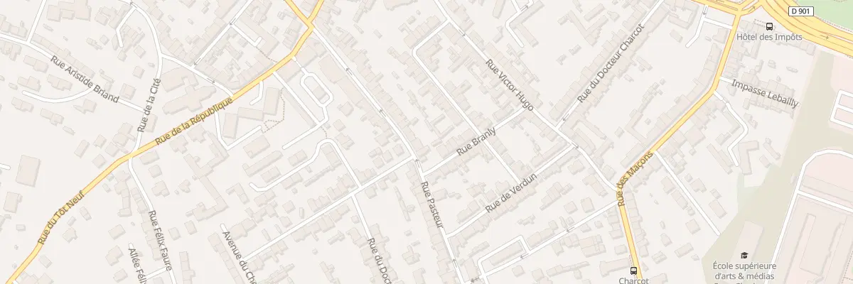 Plan du 45 Rue Pasteur - Equeurdreville à Cherbourg-en-Cotentin