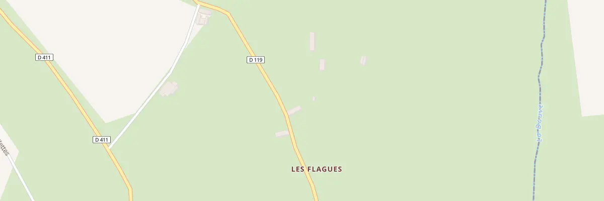 Plan du 3 Les Flagues à Hardinvast