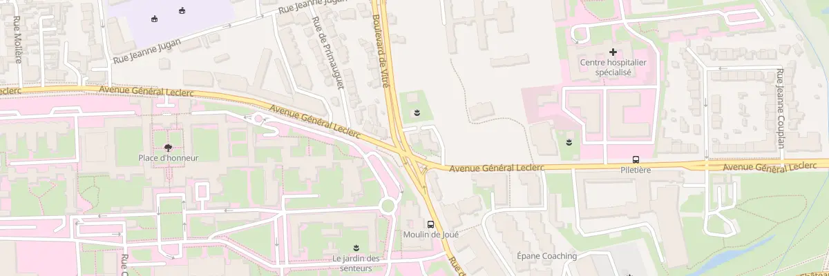 Plan du 2 Bd de Vitré à Rennes