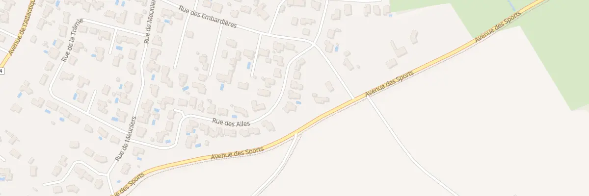 Plan du 332 Rue des Ailes à Talmont-Saint-Hilaire