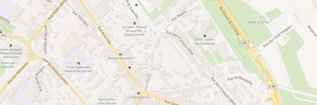 Plan du 24 Rue Bigard à Cherbourg-en-Cotentin