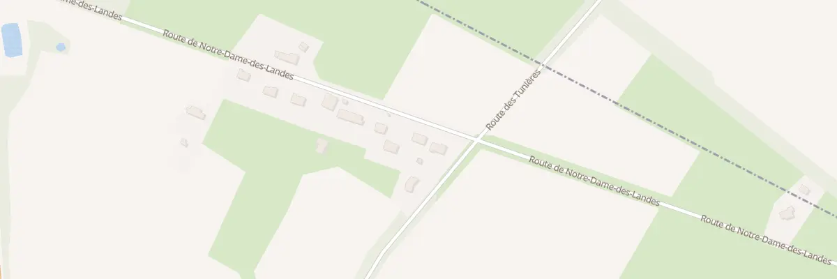Plan du 5 Lande de Muzon à Treillières