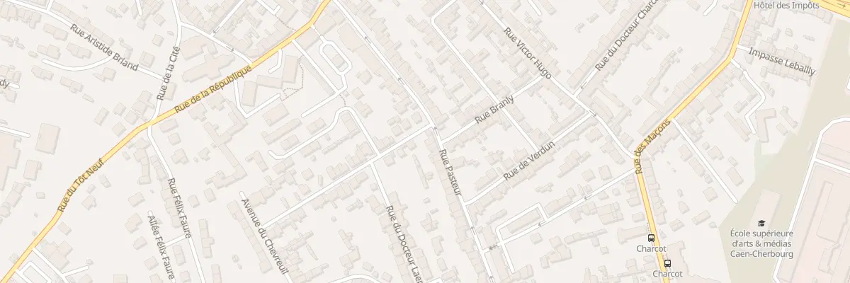 Plan du 46 Rue Pasteur - Equeurdreville à Cherbourg-en-Cotentin