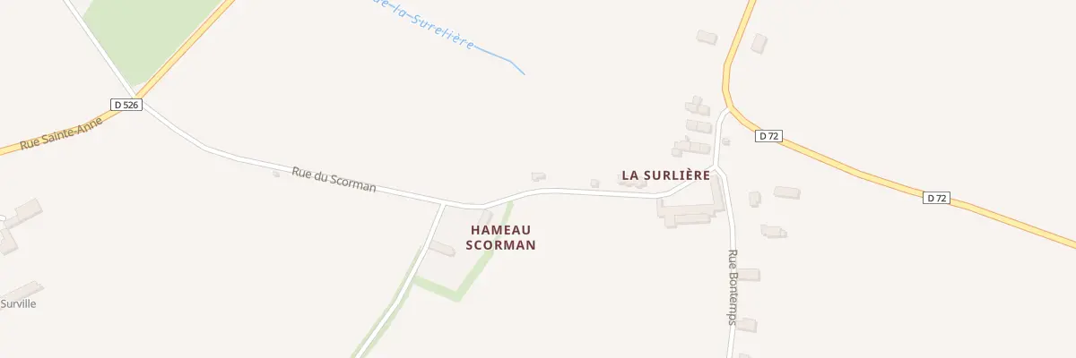 Plan du 9 Rue du Scorman-Surville à La Haye