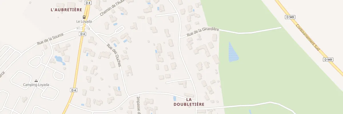 Plan du 408 Rue de la Doubletière à Talmont-Saint-Hilaire