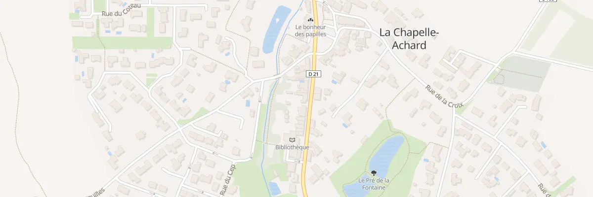Plan du 12 Rue Gal de Gaulle - Chapelle aux Achards