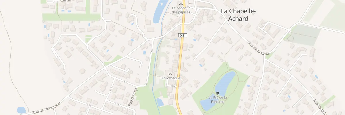 Plan du 14 Rue Gal de Gaulle - Chapelle aux Achards