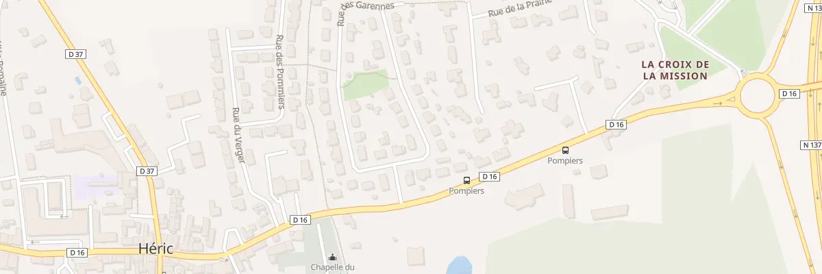 Plan du 30 Rue des Garennes à Héric