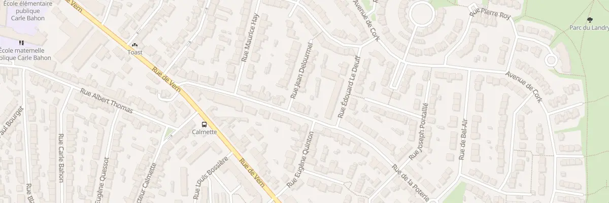 Plan du 31 Rue de la Poterie à Rennes