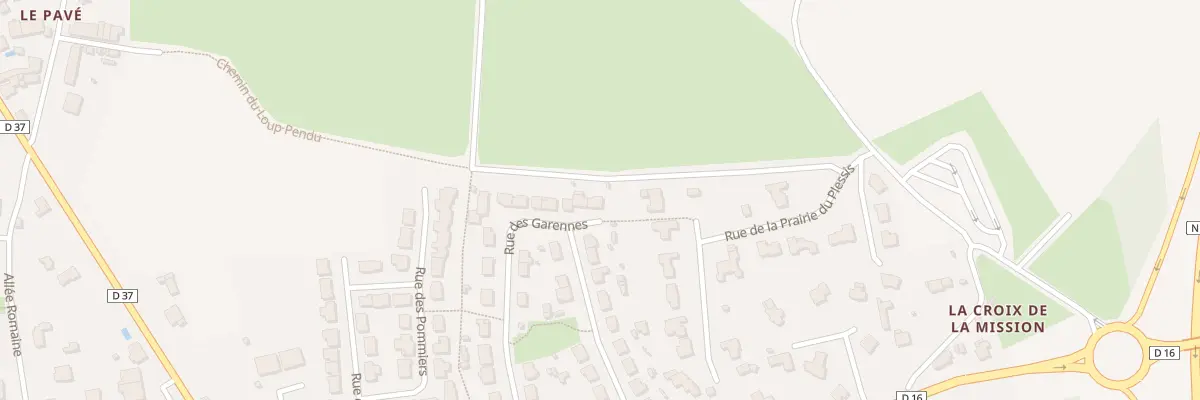 Plan du 43 Rue des Garennes à Héric