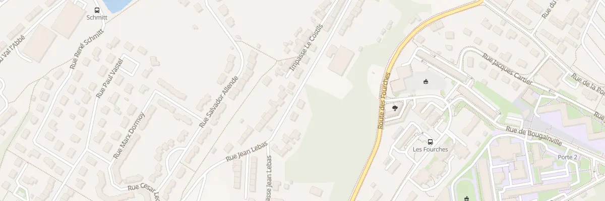Plan du 25 Rue Jean Lebas - Octeville à Cherbourg-en-Cotentin