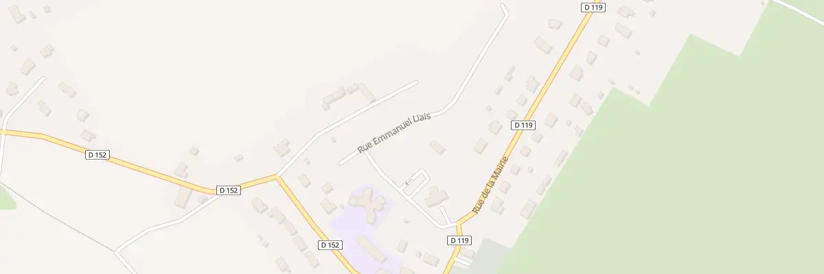 Plan du 12 Rue Emmanuel Liais à Hardinvast