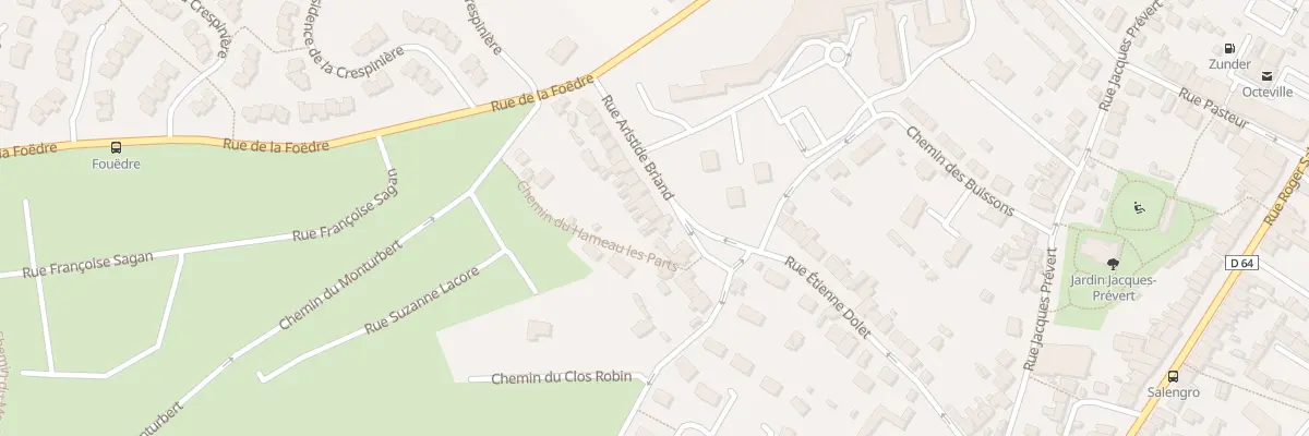 Plan du 17 Rue Aristide Briand Octeville à Cherbourg-en-Cotentin