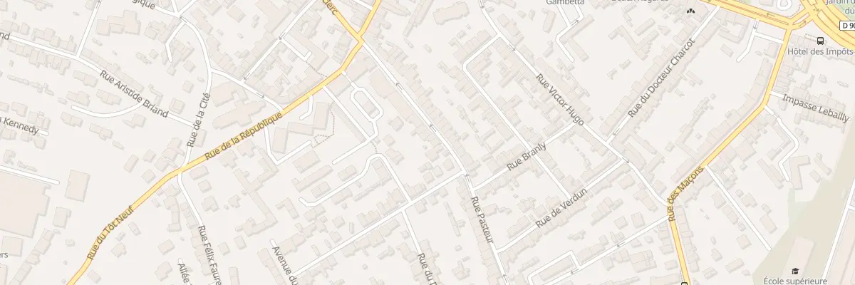 Plan du 36 Rue Pasteur - Equeurdreville à Cherbourg-en-Cotentin