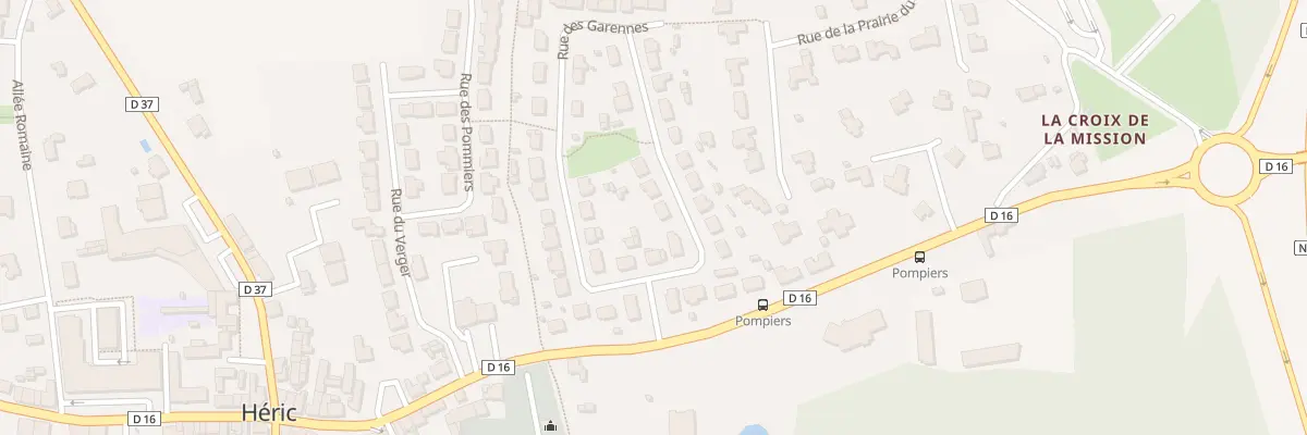 Plan du 28 Rue des Garennes à Héric