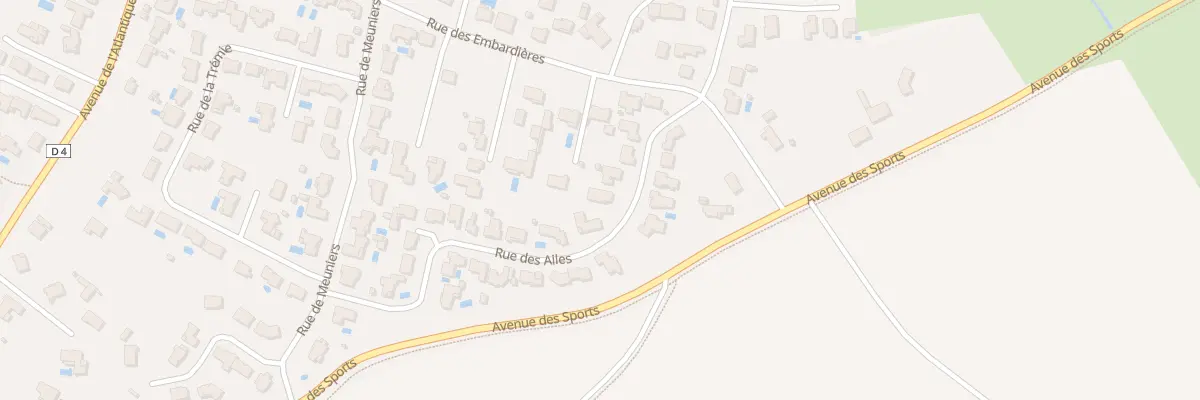 Plan du 323 Rue des Ailes à Talmont-Saint-Hilaire