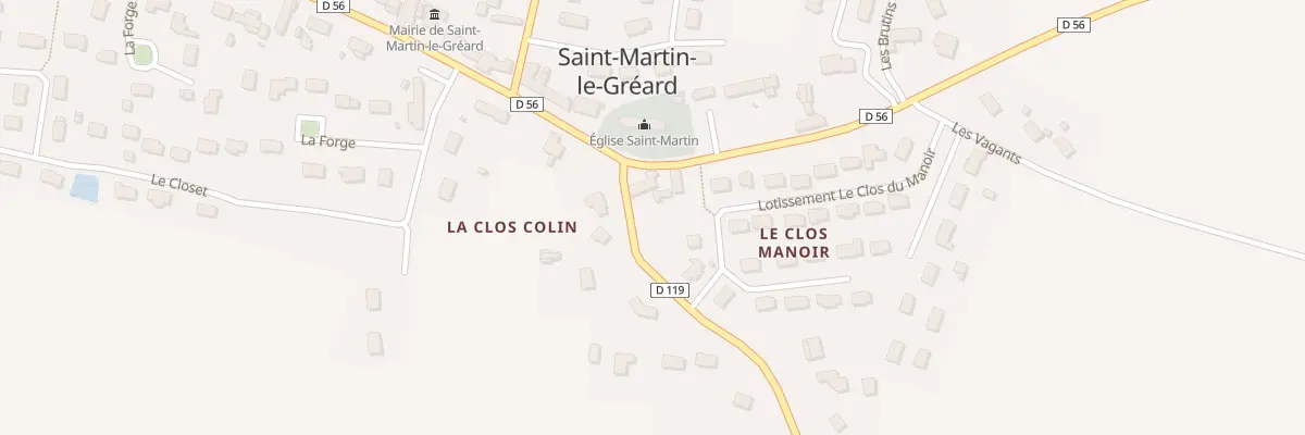 Plan du 22 Le Bourg à Saint-Martin-le-Gréard