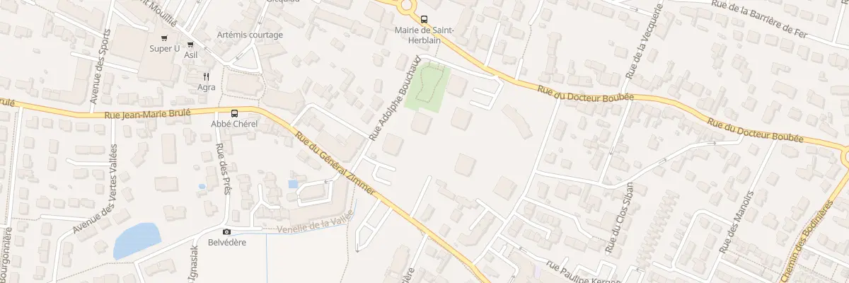 Plan du 121 Rue du Docteur Boubée à Saint-Herblain