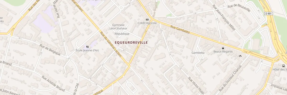 Plan du 23 Rue de la Republique Equeurdre à Cherbourg-en-Cotentin