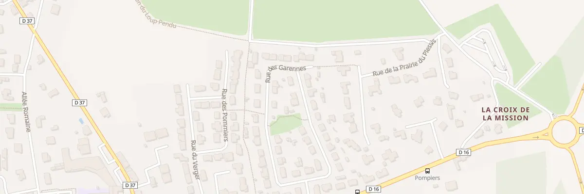 Plan du 20 Rue des Garennes à Héric