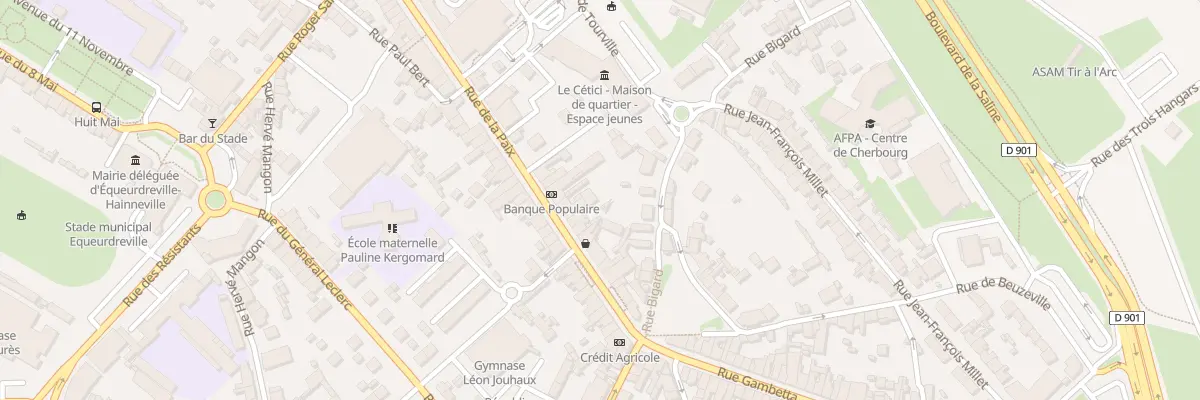Plan du 26 Rue de la Paix Equeurdreville à Cherbourg-en-Cotentin