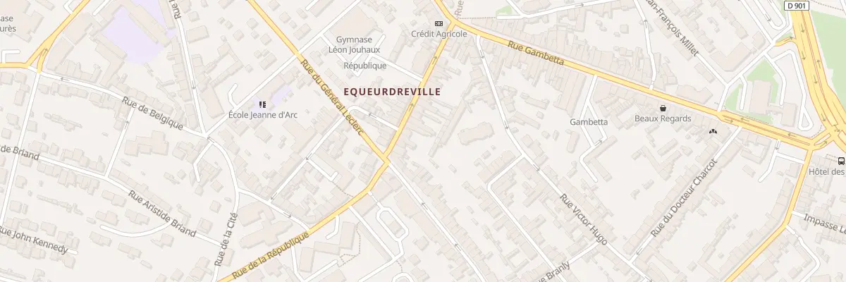 Plan du 33 Rue de la Republique Equeurdre à Cherbourg-en-Cotentin