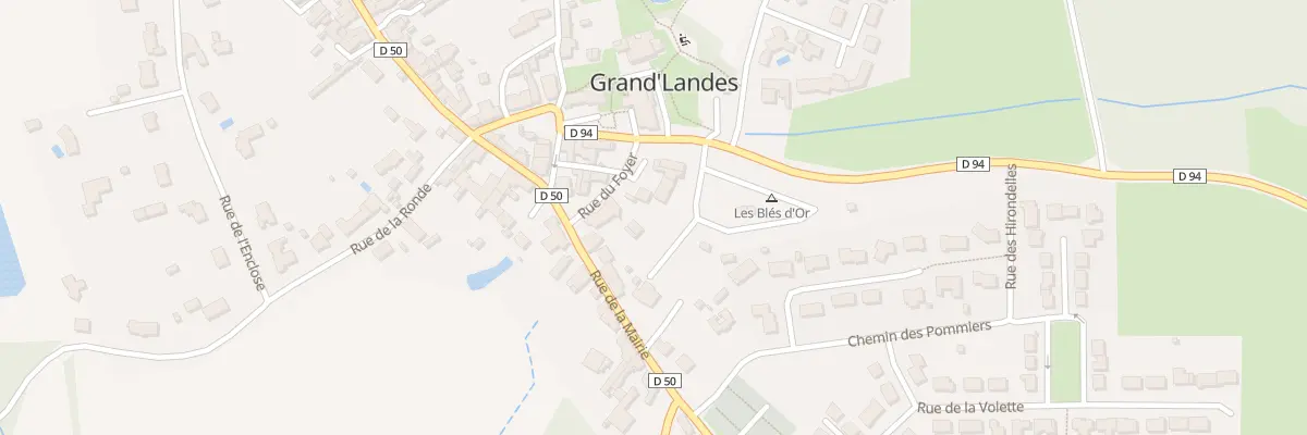 Plan du 16 Rue de la mairie à Grand’Landes