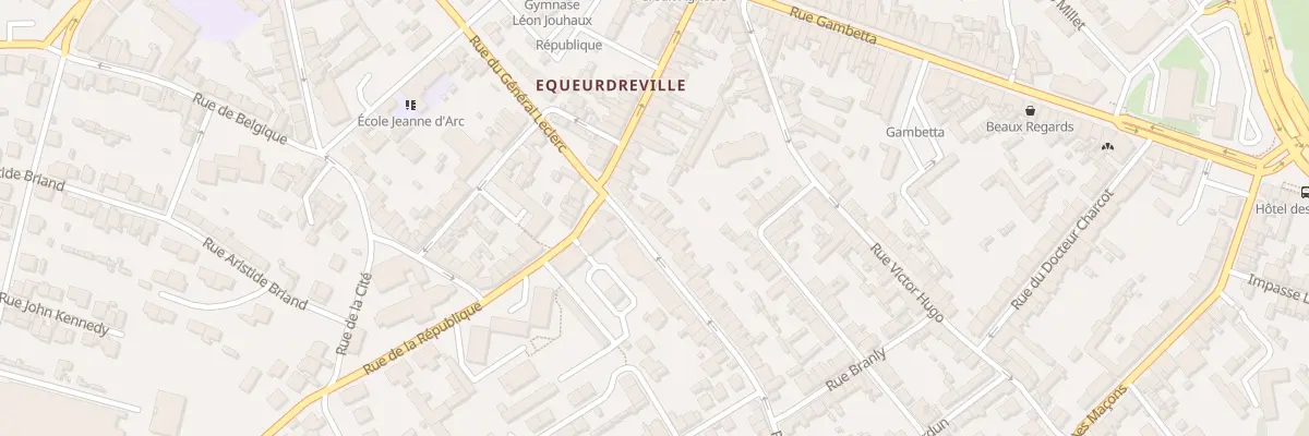 Plan du 9 Rue Pasteur - Equeurdreville à Cherbourg-en-Cotentin