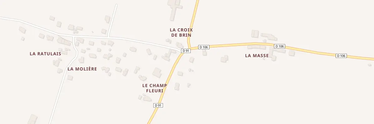 Plan du 58 La Croix de Brin à Saint-Médard-sur-Ille