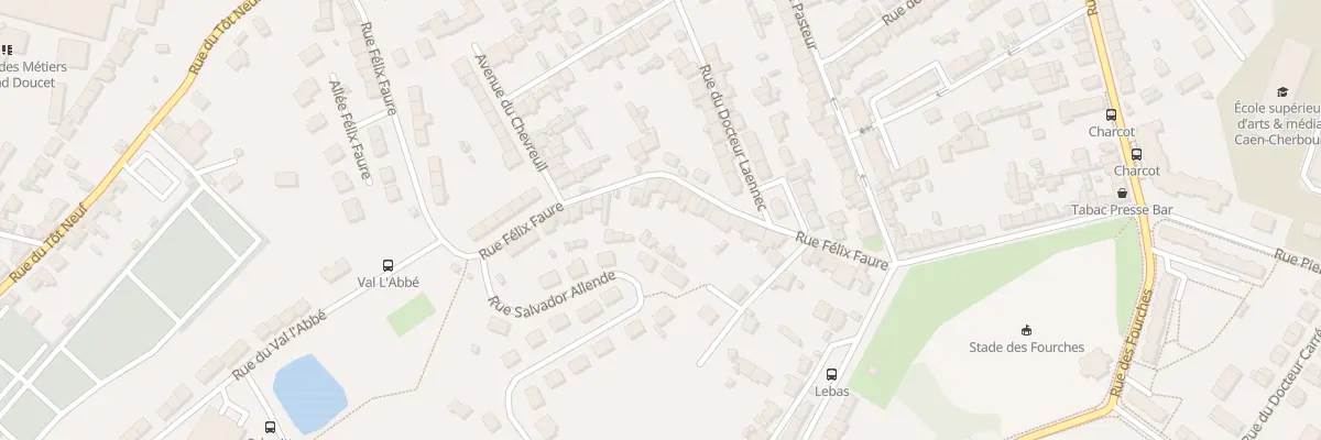 Plan du 41 Rue Felix Faure - Equeurdrevil à Cherbourg-en-Cotentin