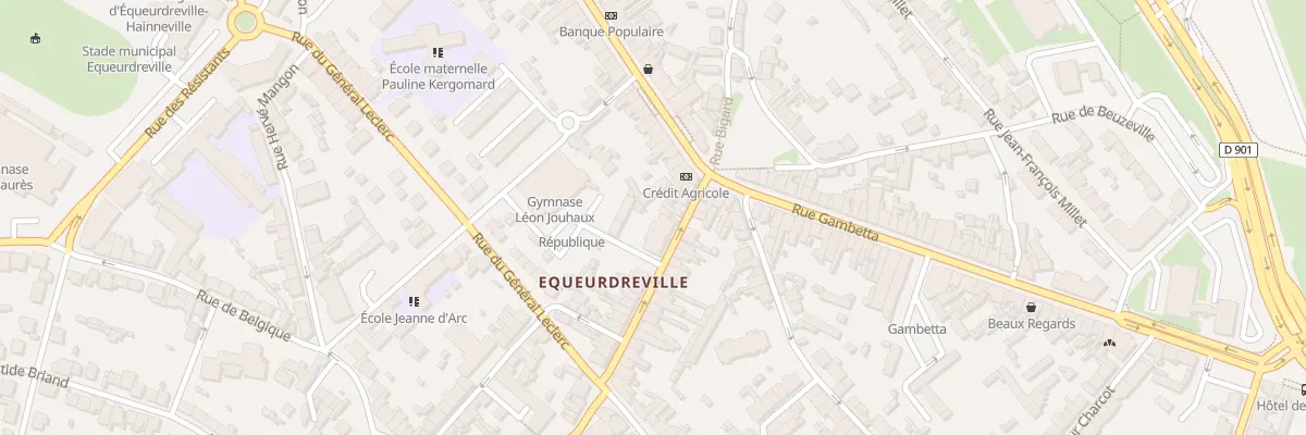 Plan du 14 Rue de la Republique Equeurdre à Cherbourg-en-Cotentin