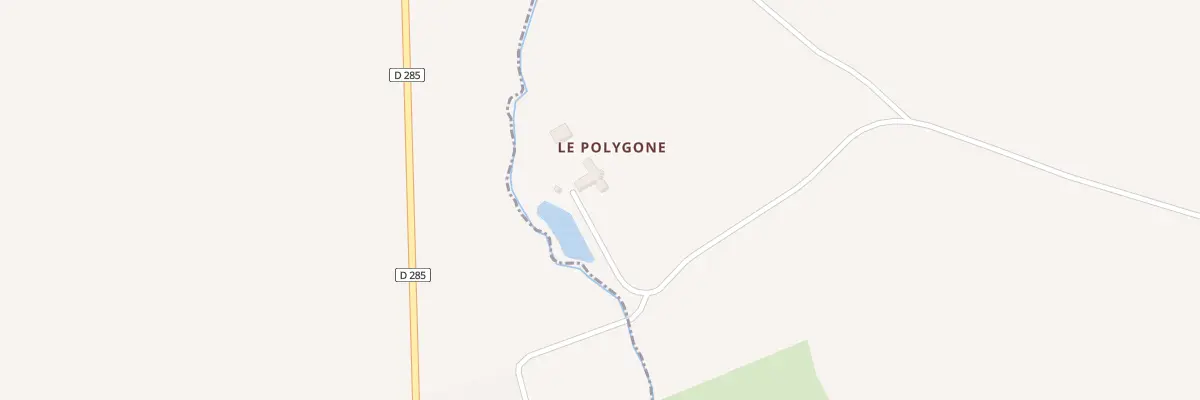 Plan du 2 Polygone à Saint-Léger-des-Prés