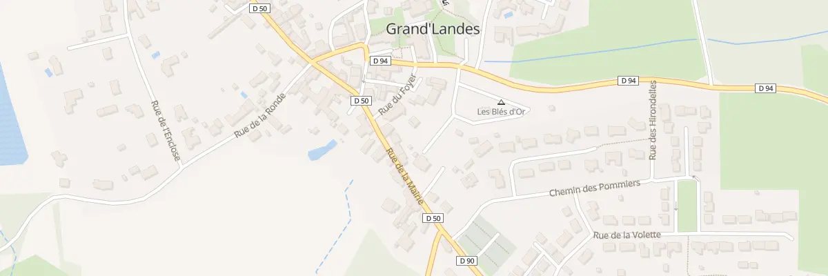 Plan du 14 Rue de la mairie à Grand’Landes