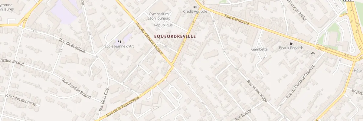 Plan du 37 Rue de la Republique Equeurdre à Cherbourg-en-Cotentin