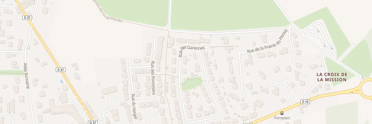Plan du 14 Rue des Garennes à Héric