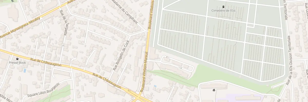 Plan du 71 Bd Villebois-Mareuil à Rennes