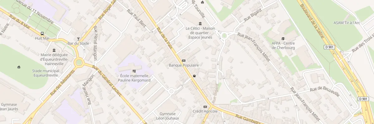 Plan du 32 Rue de la Paix Equeurdreville à Cherbourg-en-Cotentin