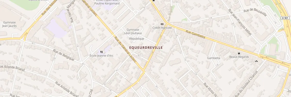 Plan du 28 Rue de la Republique Equeurdre à Cherbourg-en-Cotentin