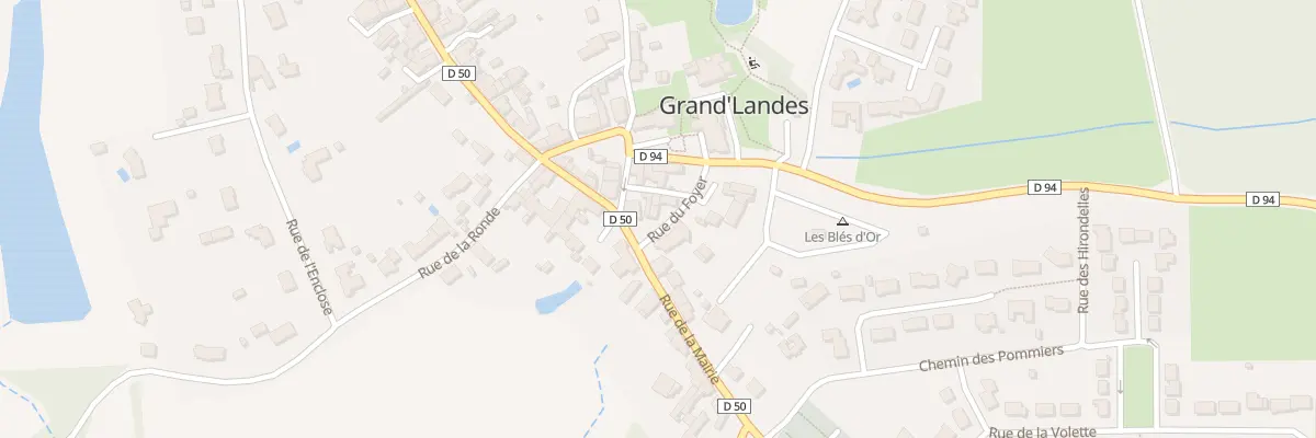 Plan du 1 Rue du foyer à Grand’Landes