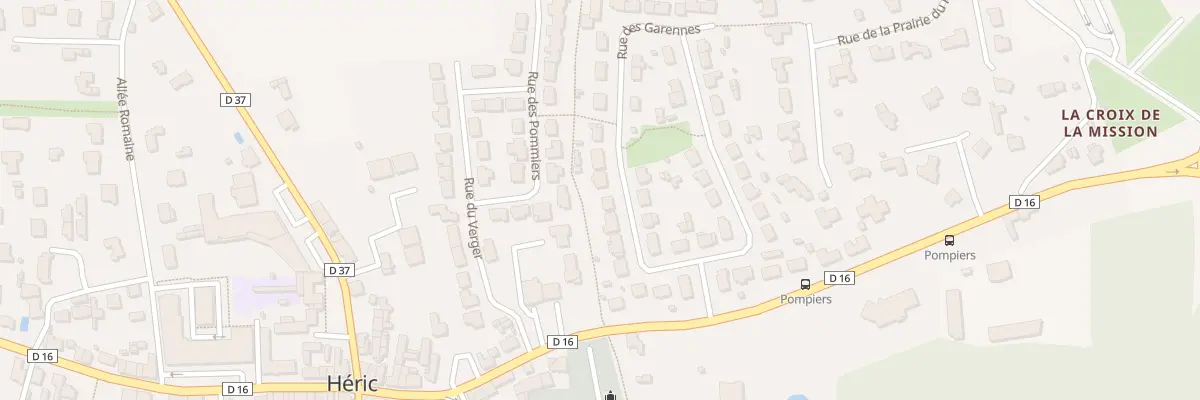 Plan du 15 Rue des Garennes à Héric